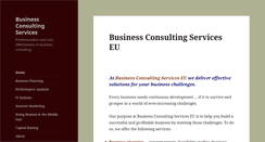 Desktop Screenshot of consulting-services.eu
